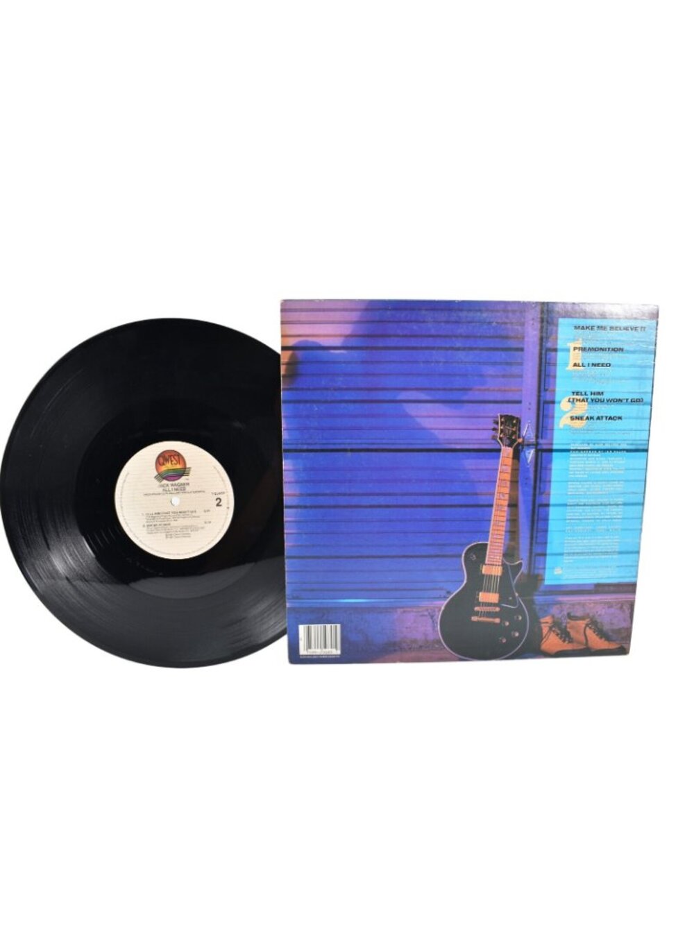 Jack Wagner - All I Need - 1984 Qwest 33 Vinyl Record - 80s Rock & Roll Album - Picture 3 of 4